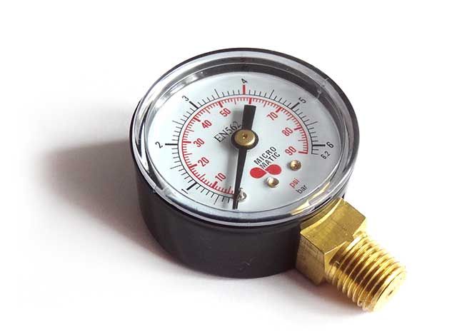 Obrázek k výrobku 2397 - Red. ventil - manometr, prac.tlak CO2,N2